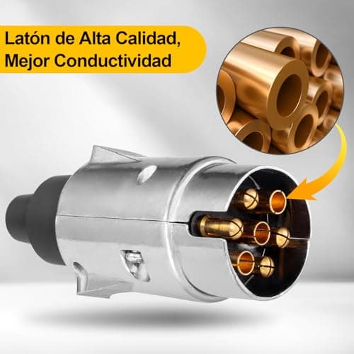 Thumbnail 3 de Spurtar Prise Remorque 7 Broches, adaptateur 12 V, 4 mâles et 3 femelles