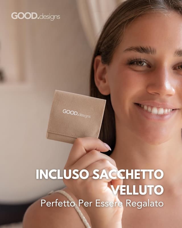 Detalle de GD GOOD.designs: anello anti-stress con perle di pietra naturale e perla centrale in argento 925