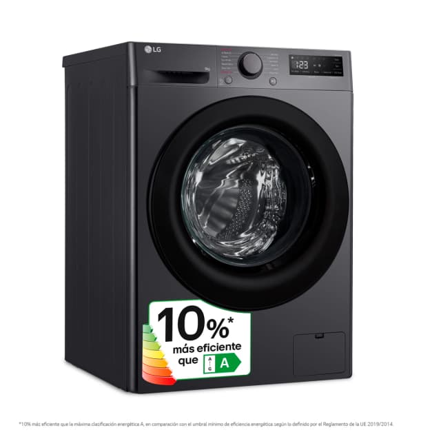 Detalle de LG F4WR5009A6M lavadora 9 kg 1400 rpm