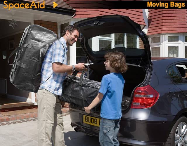 Detalle de SpaceAid Heavy Duty Moving Bags 86 L