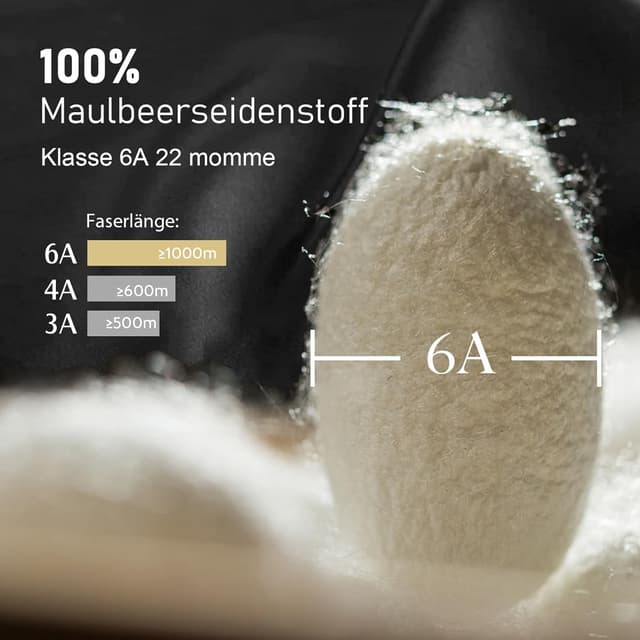 Thumbnail 4 de LitBear Seiden Schlafmaske Seitenschläfer 22 Momme