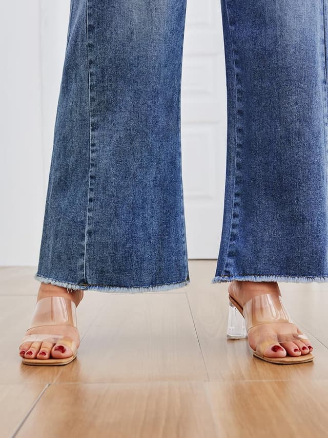 Thumbnail 4 de Trendy Queen Wide Leg Jeans 26% Polyester