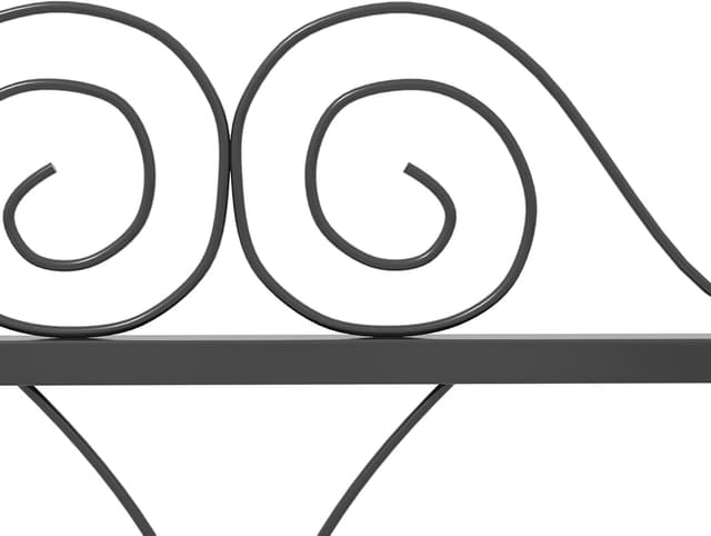 Thumbnail 7 de Outsunny Vallas de Jardín de 4 Paneles, 230x48 cm, Acero Negro 🚧