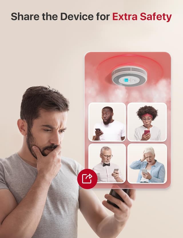 Thumbnail 5 de X-Sense XP0A-MR Wi‑Fi smoke and CO alarm 1-pack 🔔