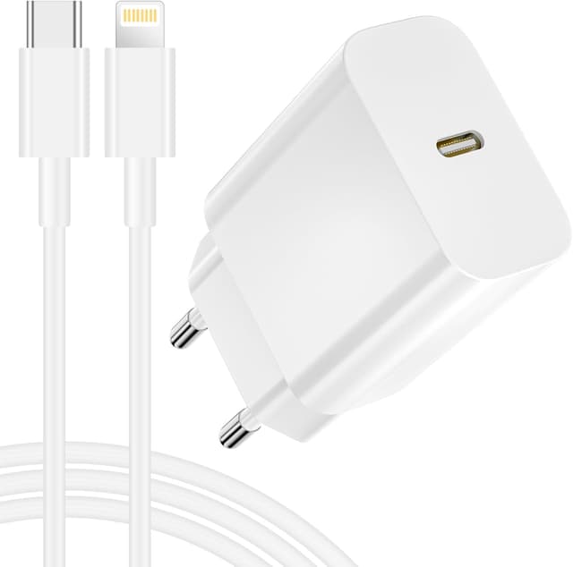 Detalle de Caricatore 25W iPhone con cavo 2M