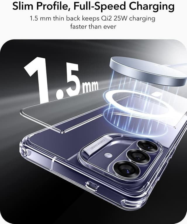 Thumbnail 6 de ESR Classic Hybrid MagSafe Case for Samsung Galaxy S26 (clear) – military-grade drop protection