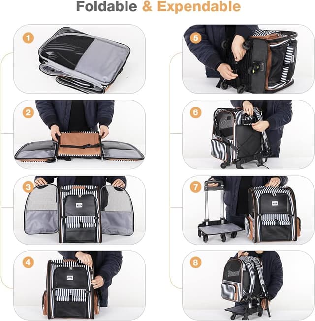 Thumbnail 5 de Lekespring Hunderucksack 2-in-1 mit Trolley