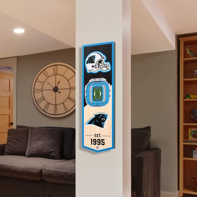 Detalle de YouTheFan NFL 3D Stadium Banner (6x19 in)