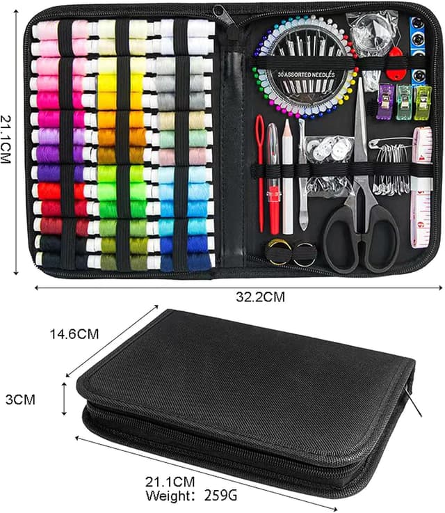 Thumbnail 2 de Portable sewing kit JUNING 42 threads