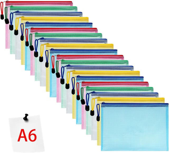 Detalle de Vicloon Bolsa de Archivo A6 multicolor