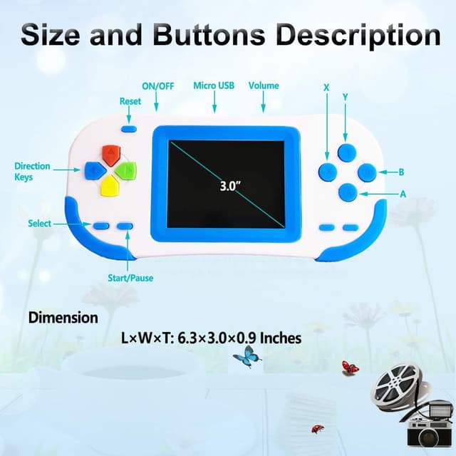 Thumbnail 4 de ZHISHAN Console portable 16 bits 3,0'' LCD