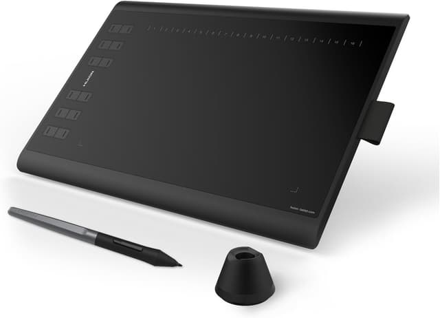 Detalle de HUION Inspiroy H1060P Grafiktablett 10×6,25 Zoll 🎨