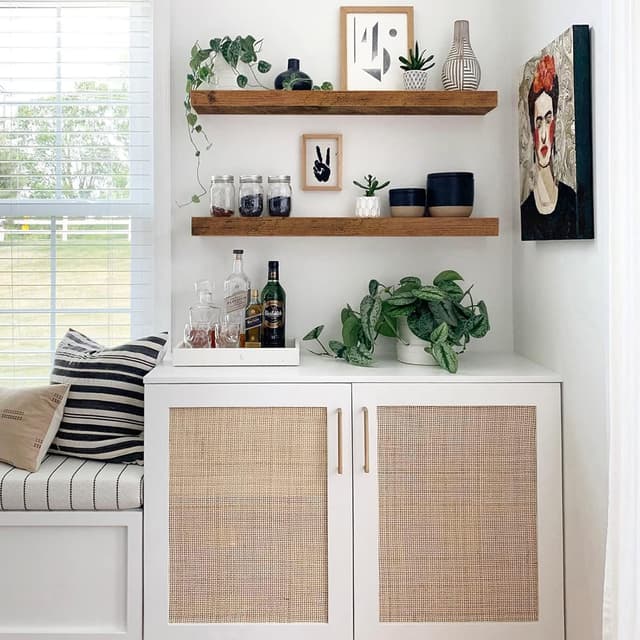 Thumbnail 1 de QEEIG 35.4" Floating Wall Shelves