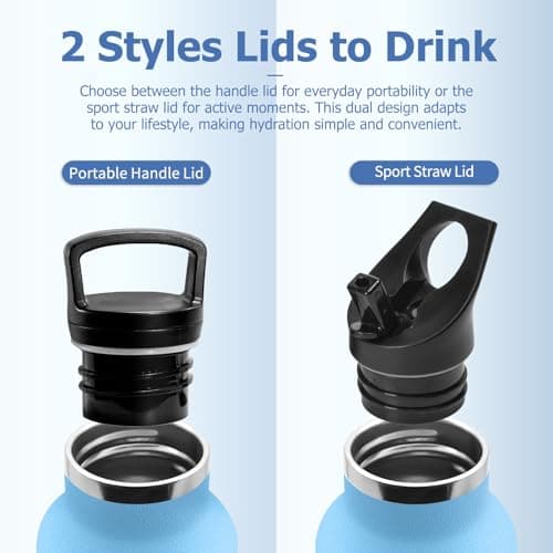 Thumbnail 2 de Botella Agua Térmica 1 L, acero inoxidable 🚰