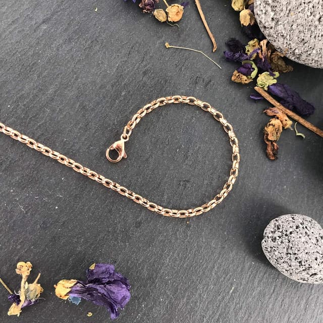 Thumbnail 3 de Morella Collar oro rosa 70 cm con colgante Coin 33 mm