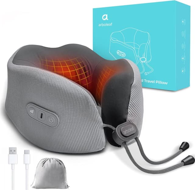 Detalle de arboleaf Heated Neck Pillow 2000mAh 🔥📘