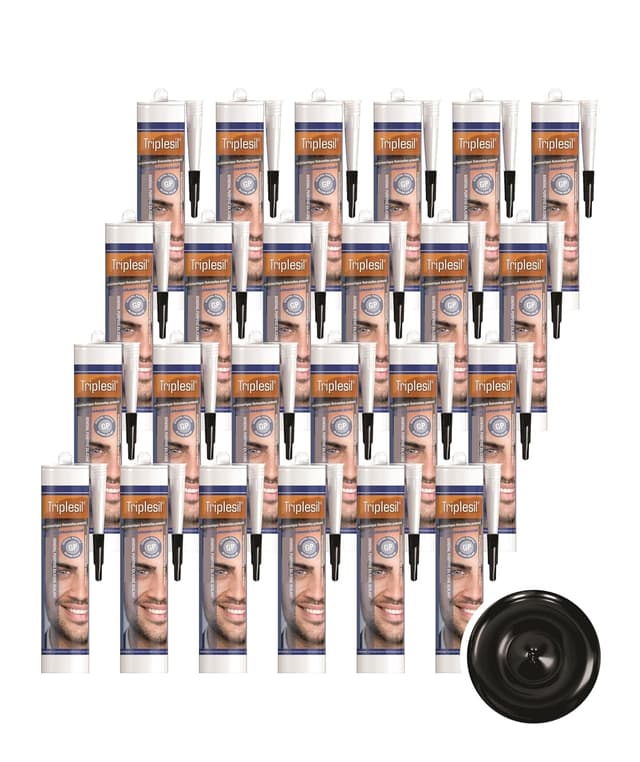 Thumbnail 6 de Triplesil GP Triplesil Premium Sanitärsilikon, 6×310 ml (transparent) – wasserbeständig zum Abdichten