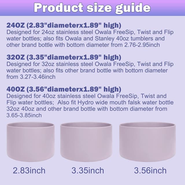 Thumbnail 5 de WK IEASON Silikon Boot 32oz für Owala Flasche