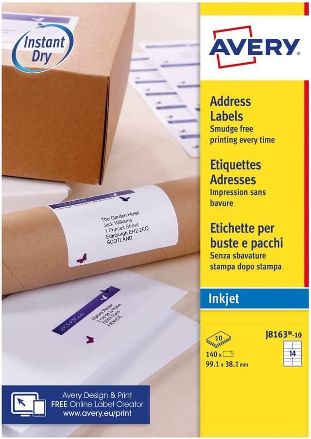 Detalle de Avery Smudge Free Address Labels