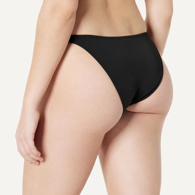 Detalle de Amazon Essentials women’s no-tie string swim bikini bottom (full coverage back)