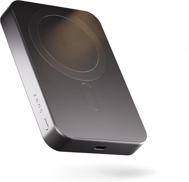 Detalle 2 de Zens Slim Aluminum Power Bank Qi2 10k mAh ⚡ Carga MagSafe