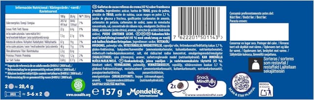 Thumbnail 6 de Oreo Remix Galletas Rellenas Frambuesa y Vainilla 🍰 - Pack 16