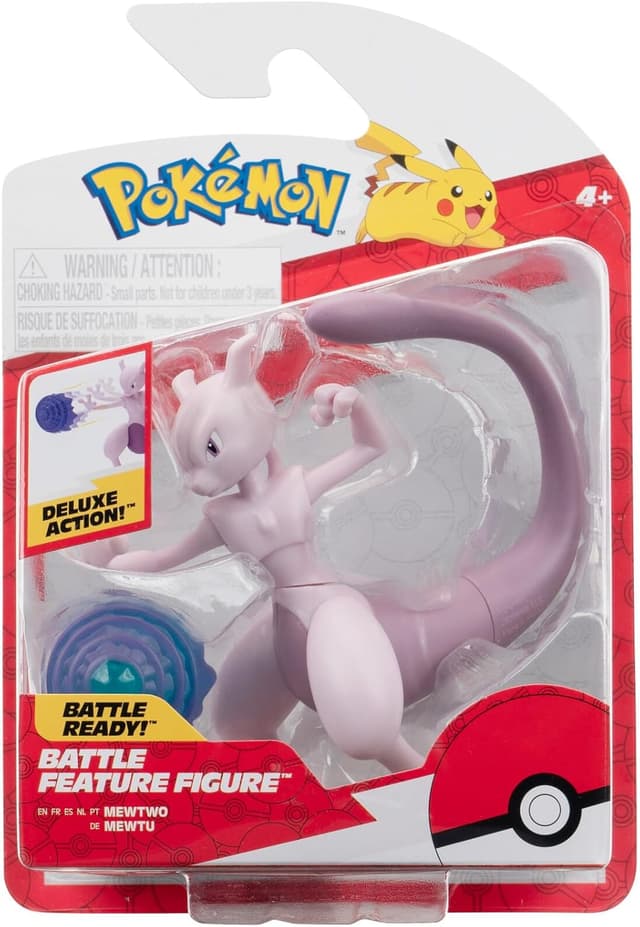 Imagen de Mewtwo Battle Feature Figure 4.5-Inch en OfertitasTOP