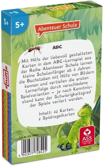 Detalle de Abenteuer Schule – ABC Lernspiel von ASS Altenburger (22572842) für Schulanfänger