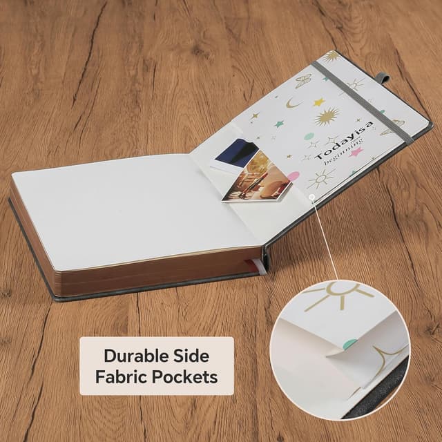 Detalle 1 de B5 lined journal with pen set, 360 pages