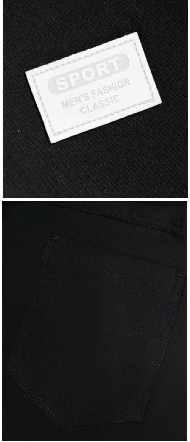 Detalle de LIUPMWE Herren Chino Cargo Hose aus Baumwolle mit Kordelzug und Taschen