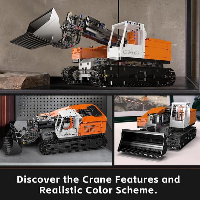 Thumbnail 2 de Mould King 17054 Bulldozer télescopique télécommandé 🚜