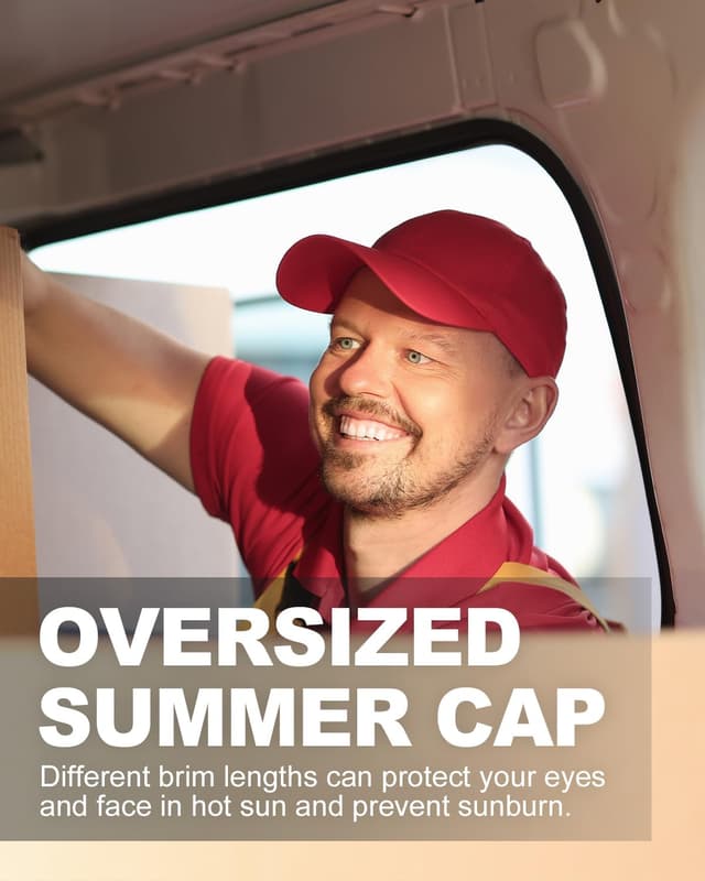 Thumbnail 6 de Zylioo Casquette XL/XXL homme grande taille (55 à 65 cm) en coton respirant