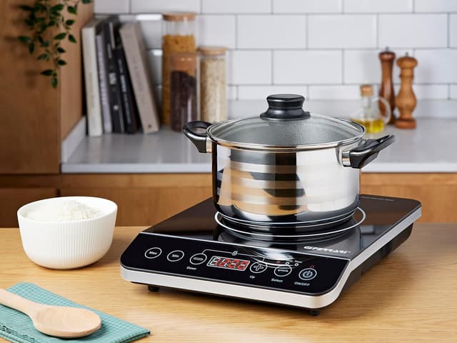 Detalle 2 de G3 Ferrari G10061 Placa de Inducción 2000W con Pantalla Digital