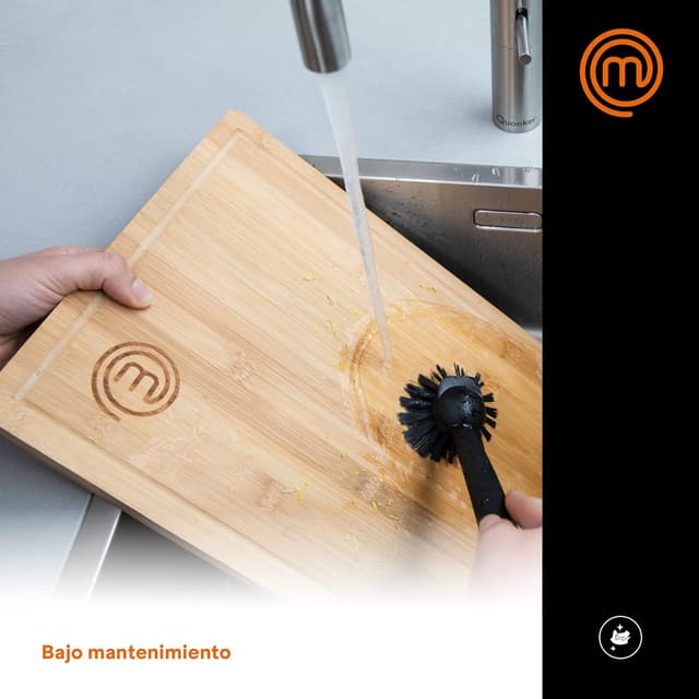 Thumbnail 6 de MasterChef Tabla de Corte de Bambú 🥘 Sostenible y Antideslizante