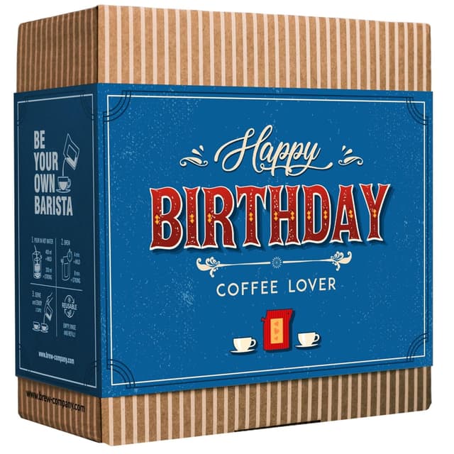 Detalle de Kaffee Geschenk Set zum Geburtstag – 5 Single Estate & Bio Spezialitäten (Geschenkidee für Kaffeeliebhaber)