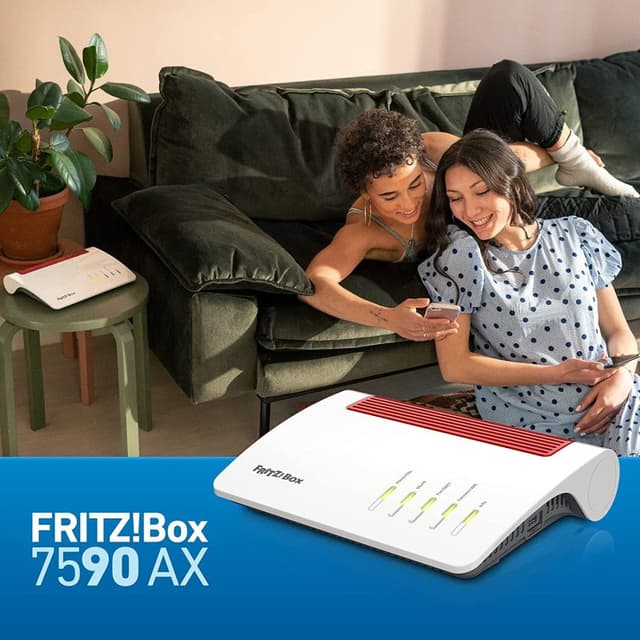 Detalle de AVM Fritz! Box 7590 AX Router WiFi Mesh 2.400 Mbps