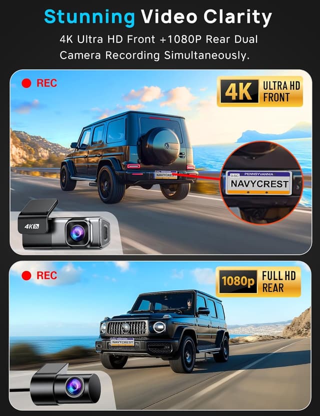 Detalle 2 de Navycrest Q7 64GB dash cam