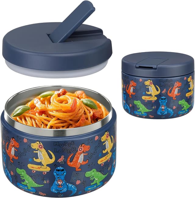 Imagen de Pawtong 12oz Insulated Food Jar for Kids 🍱 en OfertitasTOP