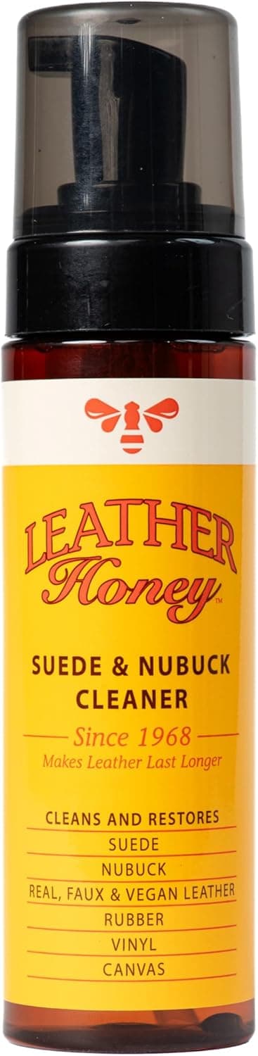 Detalle de LEATHER Honey Nettoyant daim non toxique pour daim et nubuck (mousse) — entretien chaussures, bottes, UGGs et accessoires