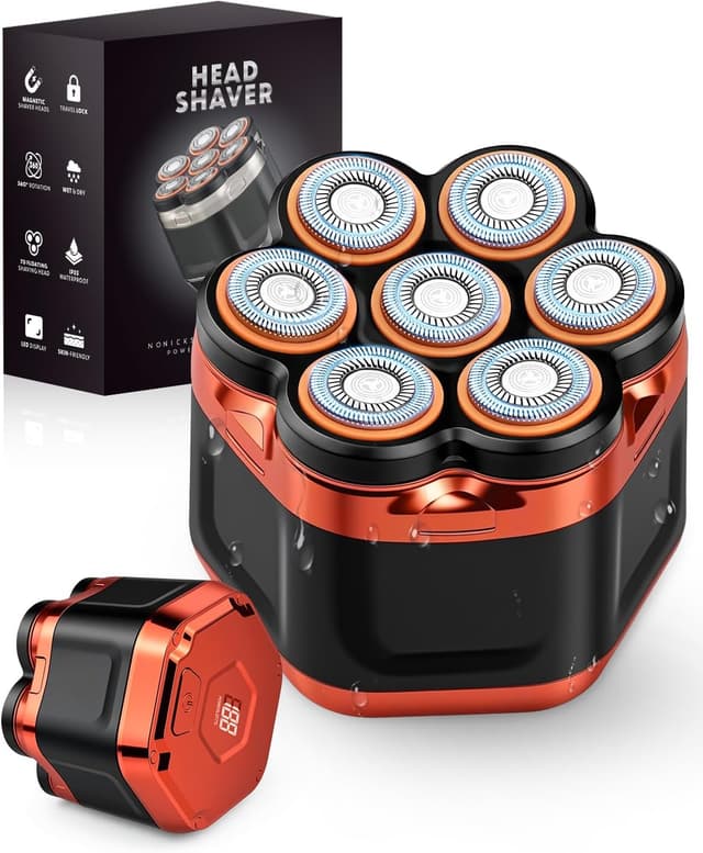 Detalle de Zenmos Mens Head Shaver Bald 7D