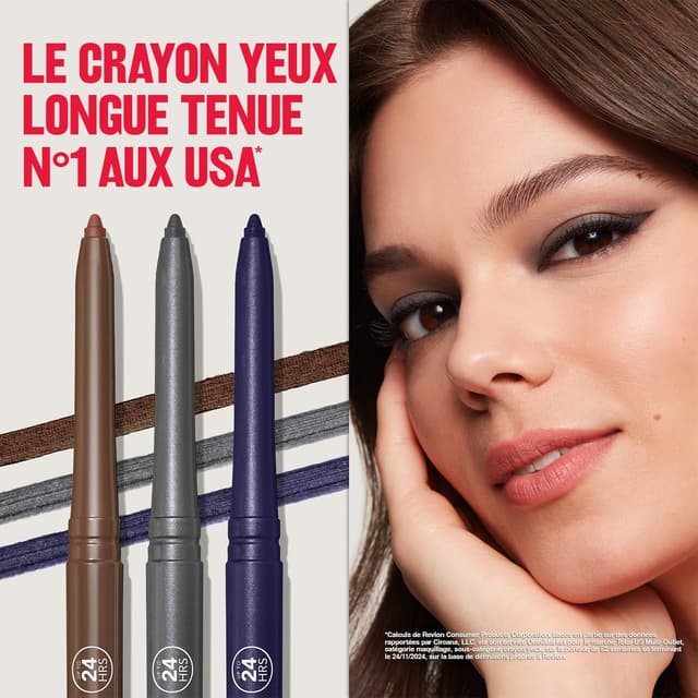 Thumbnail 6 de Revlon ColorStay Eyeliner Pencil 206 Jade : crayon waterproof ultra pigmenté, effet smoky