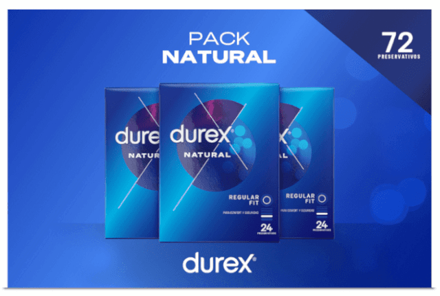 Detalle de Durex Natural Plus Easy On Preservativos 3x24 unidades