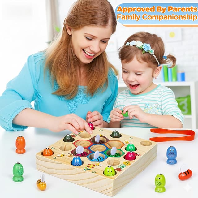 Thumbnail 4 de COOLJOY Magnetische Angelspiel Montessori 10 Teile