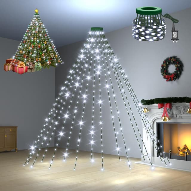 Detalle de Dalugo Christmas tree lights 480 LEDs 2.4m