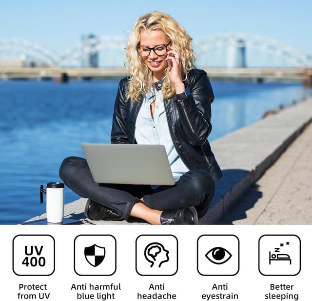 Thumbnail 4 de Okany Blue Light Glasses Blue Light Blocker for Screen