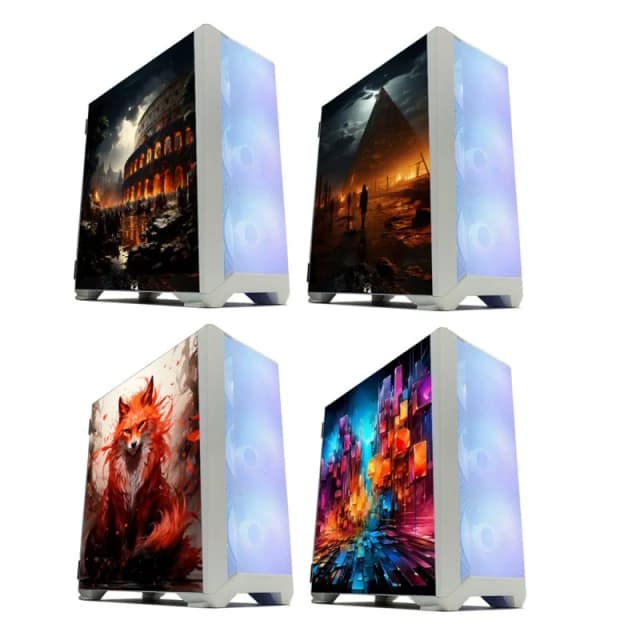 Detalle de Forgeon Arcanite ARGB Mesh Torre ATX Blanco 🖥