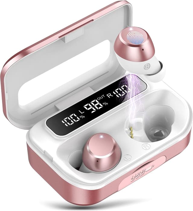 Detalle de Lekaby Wireless Earbuds Bluetooth 5.3 128H
