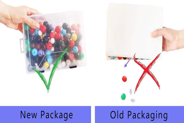 Detalle 2 de Kit modèles moléculaires de chimie 444 pièces