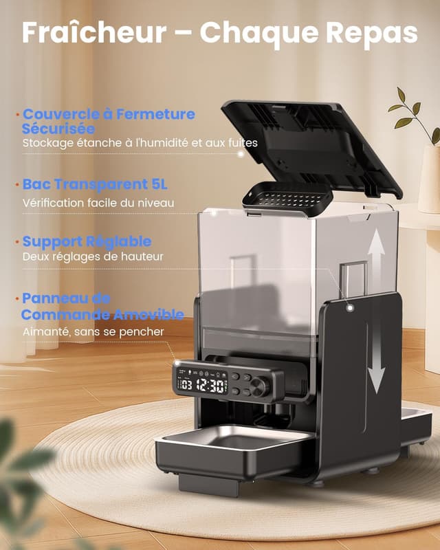 Thumbnail 3 de Cityflee Distributeur automatique pour 2 chats 5L