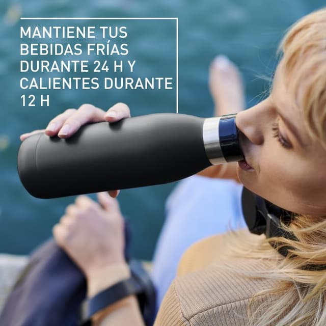 Thumbnail 2 de Botella Tefal BLUDROP 0,7L Inoxidable con Sistema Quick Press 🥤